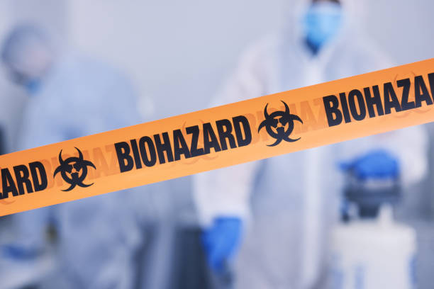 Professional Biohazard technician working in Macedonia, IA